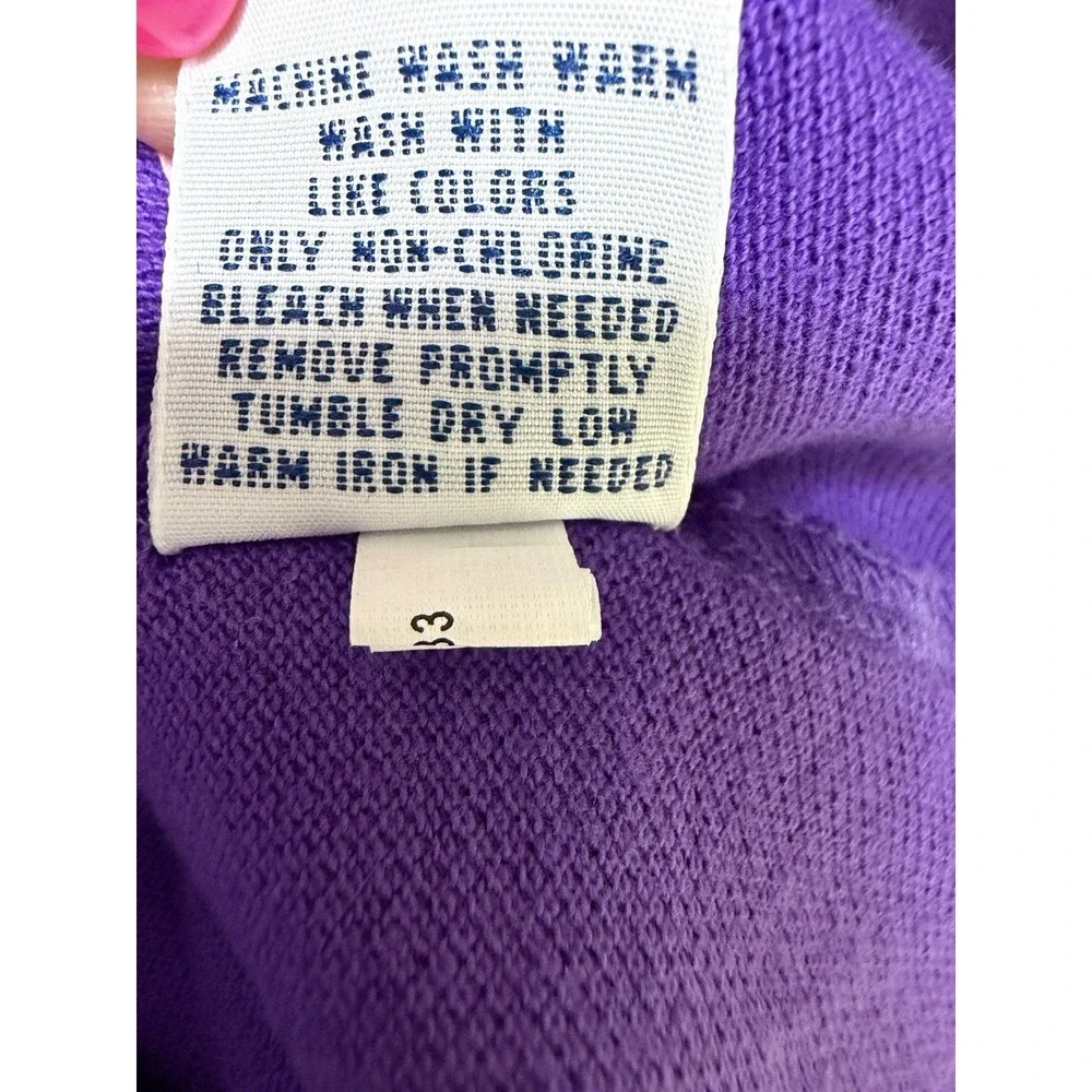 Polo Ralph Lauren Big Pony Polo Shirt Custom‎ Slim Fit Purple Men's Size Large